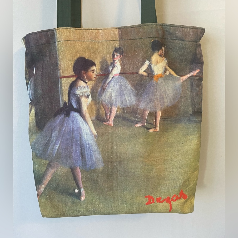 Vintage Edgar Degas Ballerinas The Dance Class Tote Bag 1994